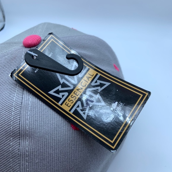 Essencial Key West Florida Conch Republic Embroidered Snapback Hat Gray/Pink - Picture 8 of 16
